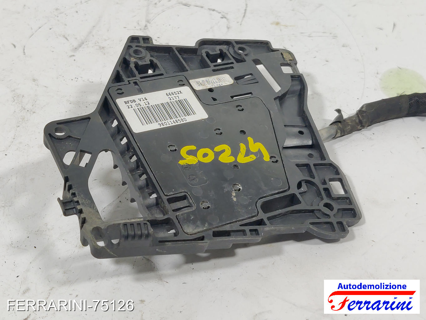 Centralina fusibili batteria modulo CITROEN C3 2 SC 2009-2013 9801148580