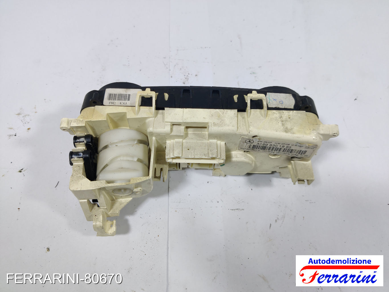 Tastiera Clima MERCEDES CLASSE A W169 2004-2012 6