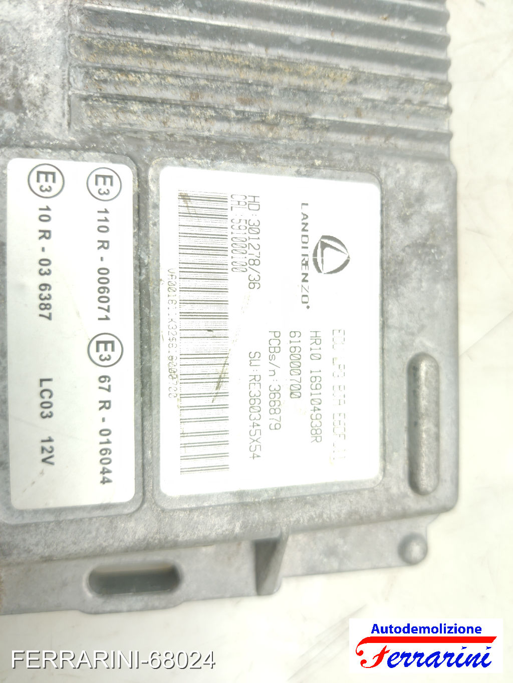 Landi Renzo Centralina Gpl DACIA SANDERO 2 1.0 SCE 75 2016-2023 169101233R 7