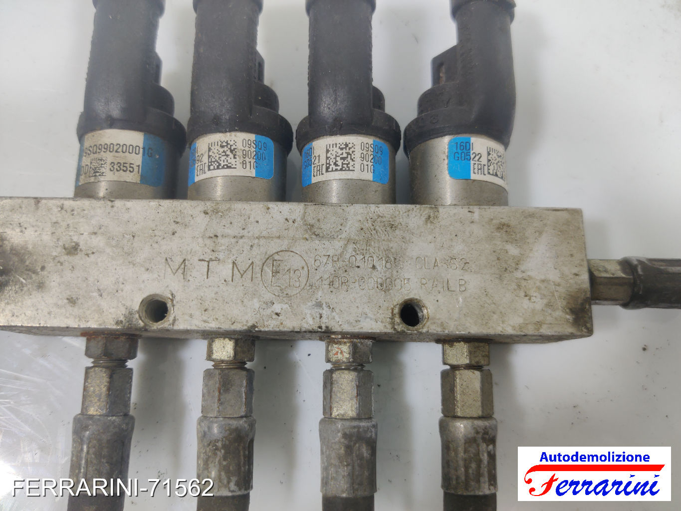 GPL BRC iniettori OPEL CORSA D S07 1.2 2006-2014 67R010185, 08DD33551, 16D100592 10