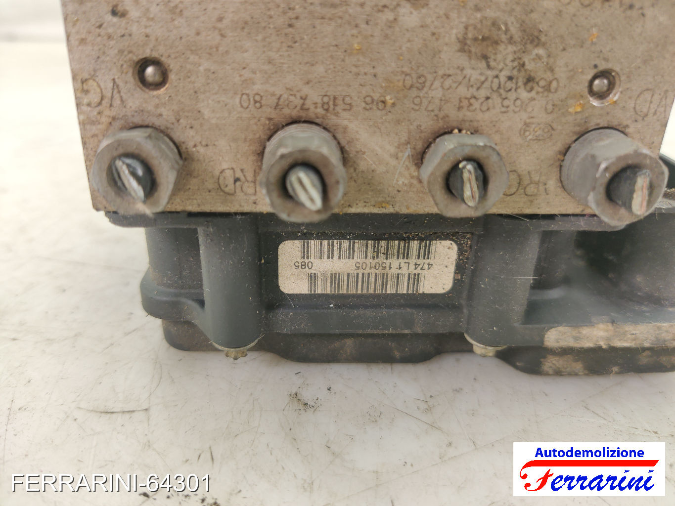 Centralina Pompa Abs PEUGEOT 307 SW 3H 2.0 HDI 110 2002-2009 9651873780 8