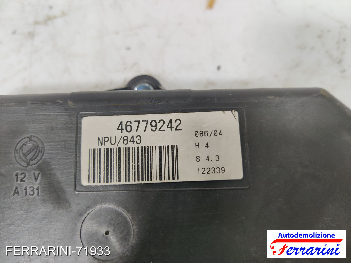 Centralina Comfort LANCIA YPSILON 843 2003-2011 46779242, 122339 7