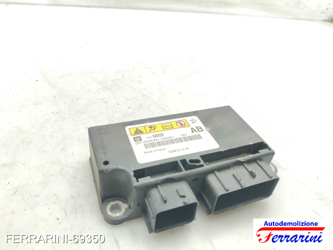 Centralina Airbag OPEL MERIVA B S10 2010-2014 13576859, SDM101204 6