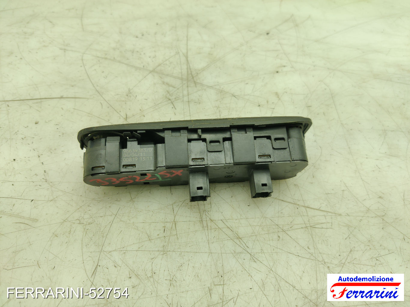Pulsantiera Tastiera Alzavetro CITROEN C4 PICASSO 1 UD 2006-2013 sinistra, sx 9
