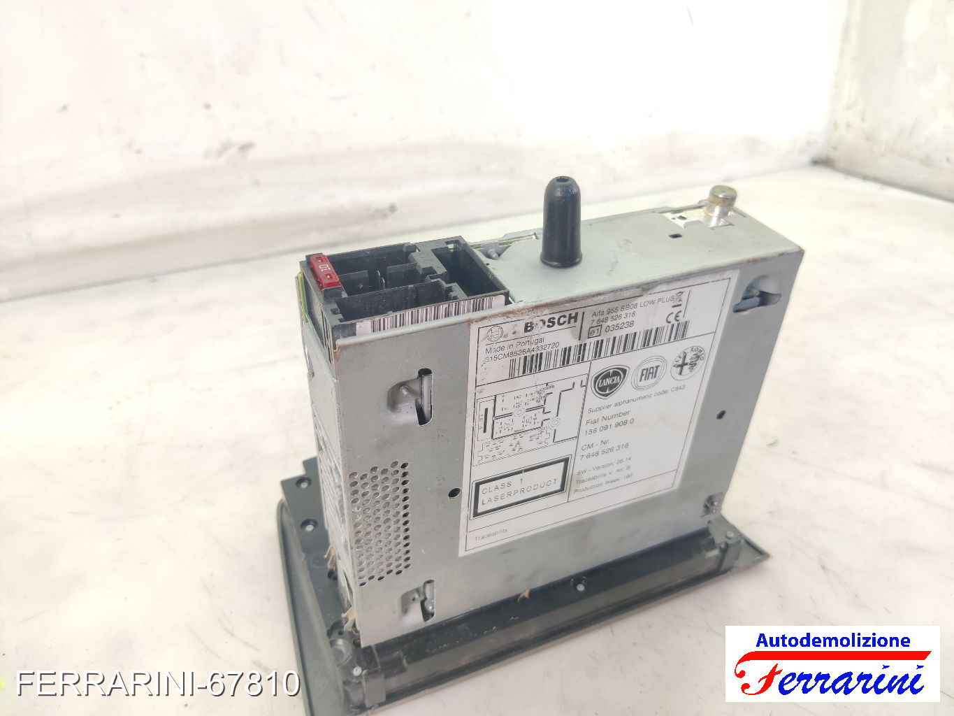 Stereo Radio ALFA ROMEO MITO 955 2009-2016 1560919080, 615CM8526A4332720 6