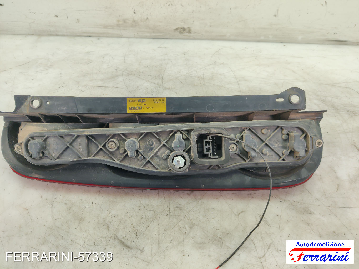 Fanalino Stop Posteriore FIAT DOBLO 119, 223 2003-2010 destro, dx, posteriore