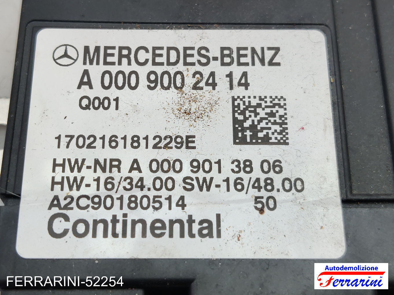 Centralina Pompa Carburante MERCEDES CLASSE C S205 C 220 D 4MATIC 2015-2018