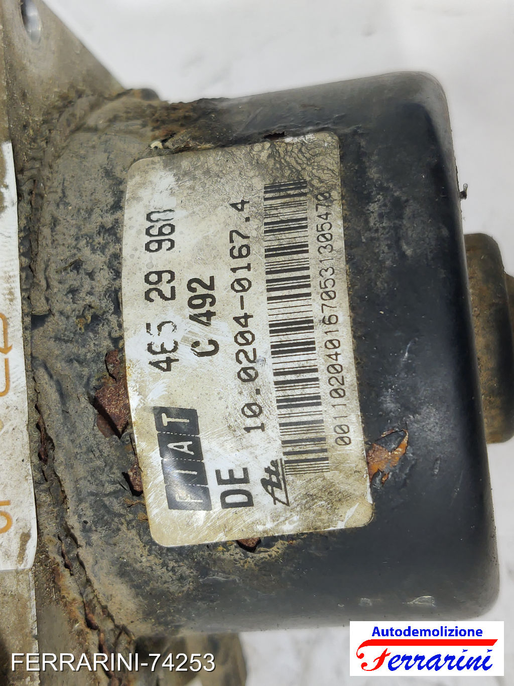 Centralina Pompa Abs FIAT BRAVA 182 1.2 16V 80 1998-2002 46529968, 10020401674
