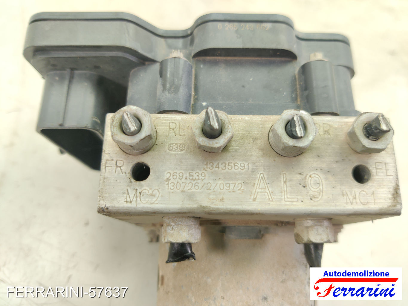 Centralina Pompa Abs OPEL MERIVA B S10 1.4 LPG 2011-2017 13435691, 0265243662 10