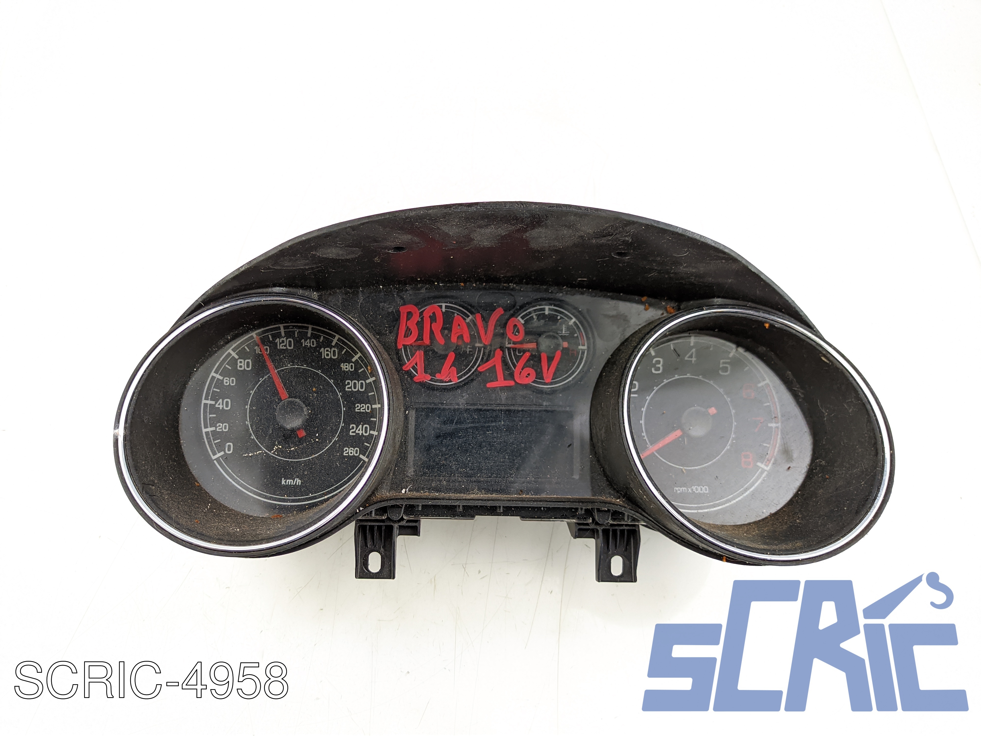 Quadro Contachilometri FIAT BRAVO 2 198 1.4 2007-2014 51848307, 554000980100