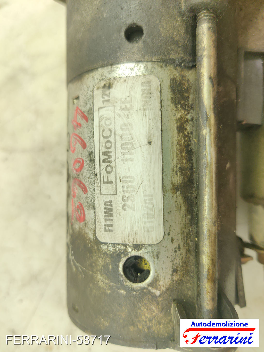 Motorino Avviamento FORD FIESTA 5 JD, JH 1.4 TDCI 2001-2008 2S6U11000EE 9
