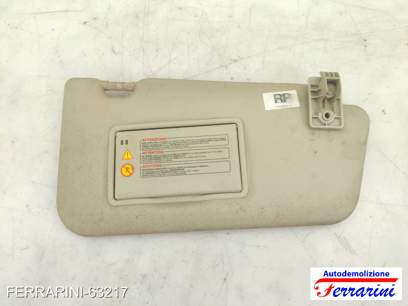 Aletta Parasole NISSAN MICRA 3 K12 2003-2010 sinistro, sx 96401AX600 8