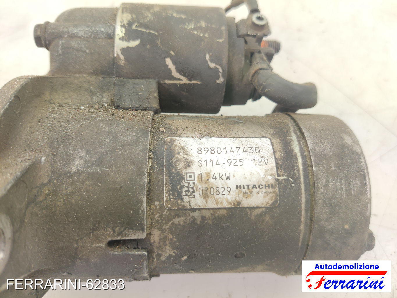 Motorino Avviamento OPEL ASTRA H SW A04 1.7 CDTI 2004-2010 8980147430, S114925 8