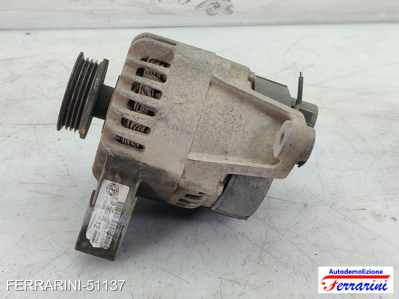 Alternatore FIAT DOBLO 119, 223 1.2 2001-2005 46530060, 63321712, 46420960
