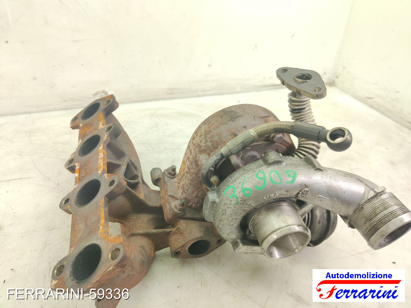 Turbina FIAT BRAVO 2 198 1.9 D MULTIJET 2007-2014 55214061, 55205475, 041022301