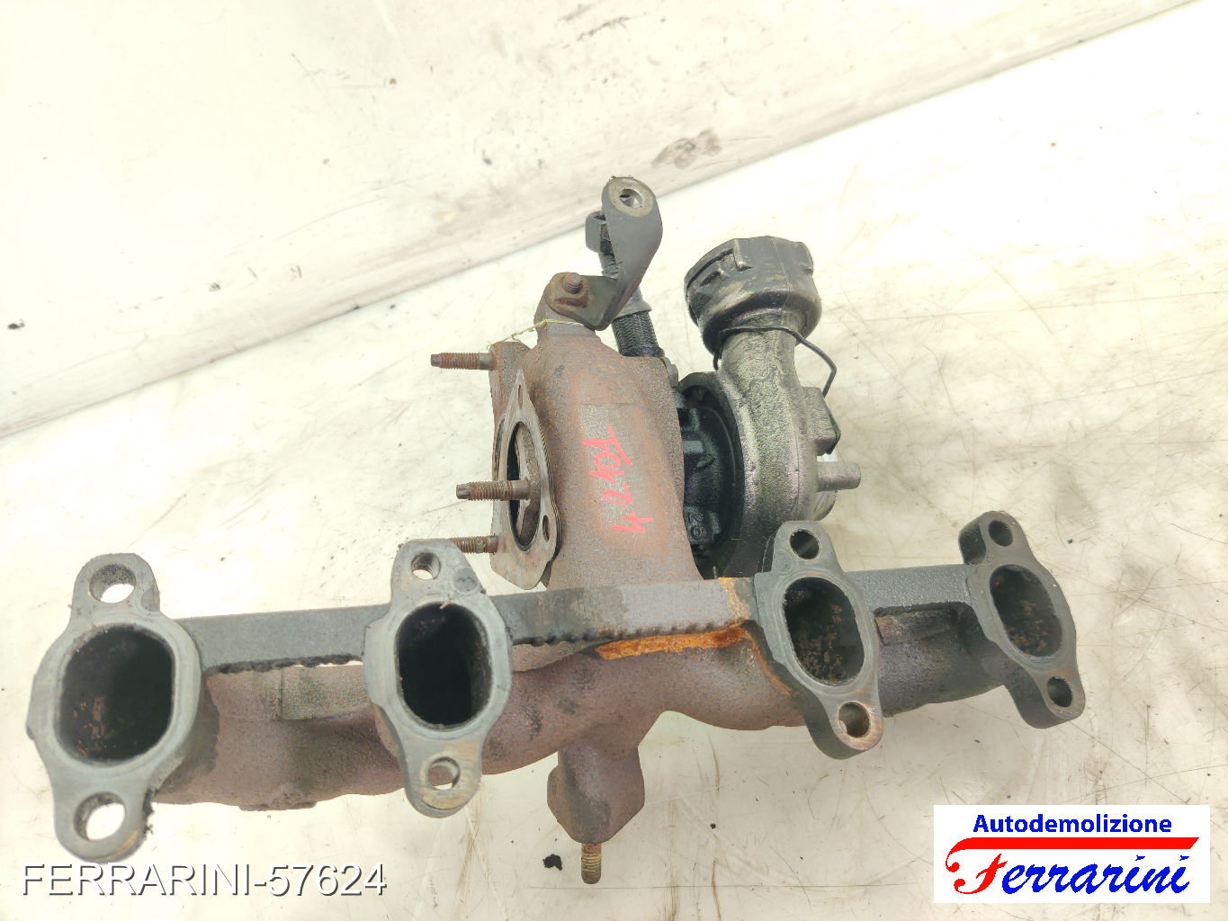 Turbina VW NEW BEETLE 1C1, 9C1 1.9 TDI 2001-2010 038253016M, 54399700021 6