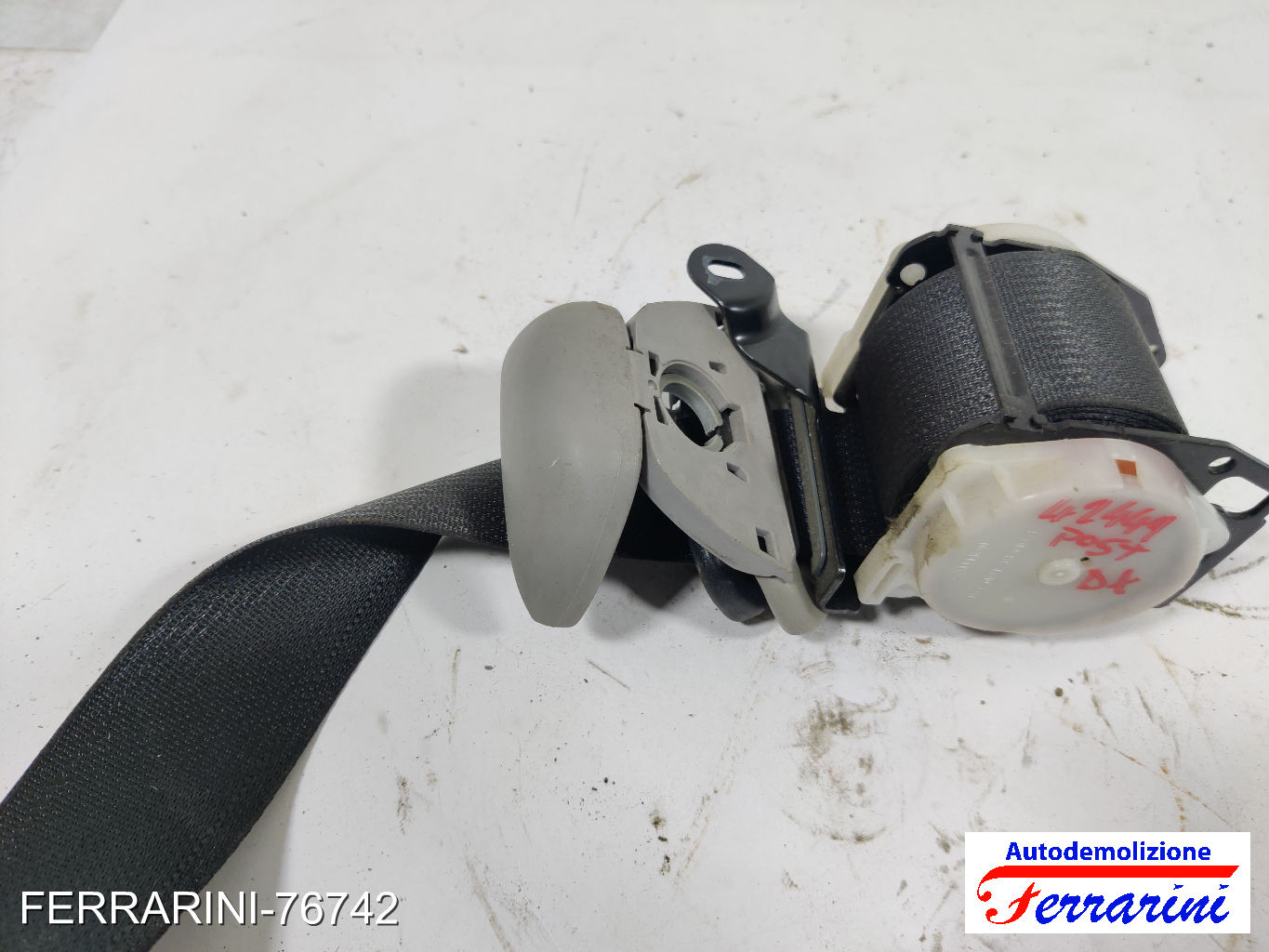 Cintura Di Sicurezza TOYOTA IQ J1 2009-2015 destra, dx, posteriore, post 10