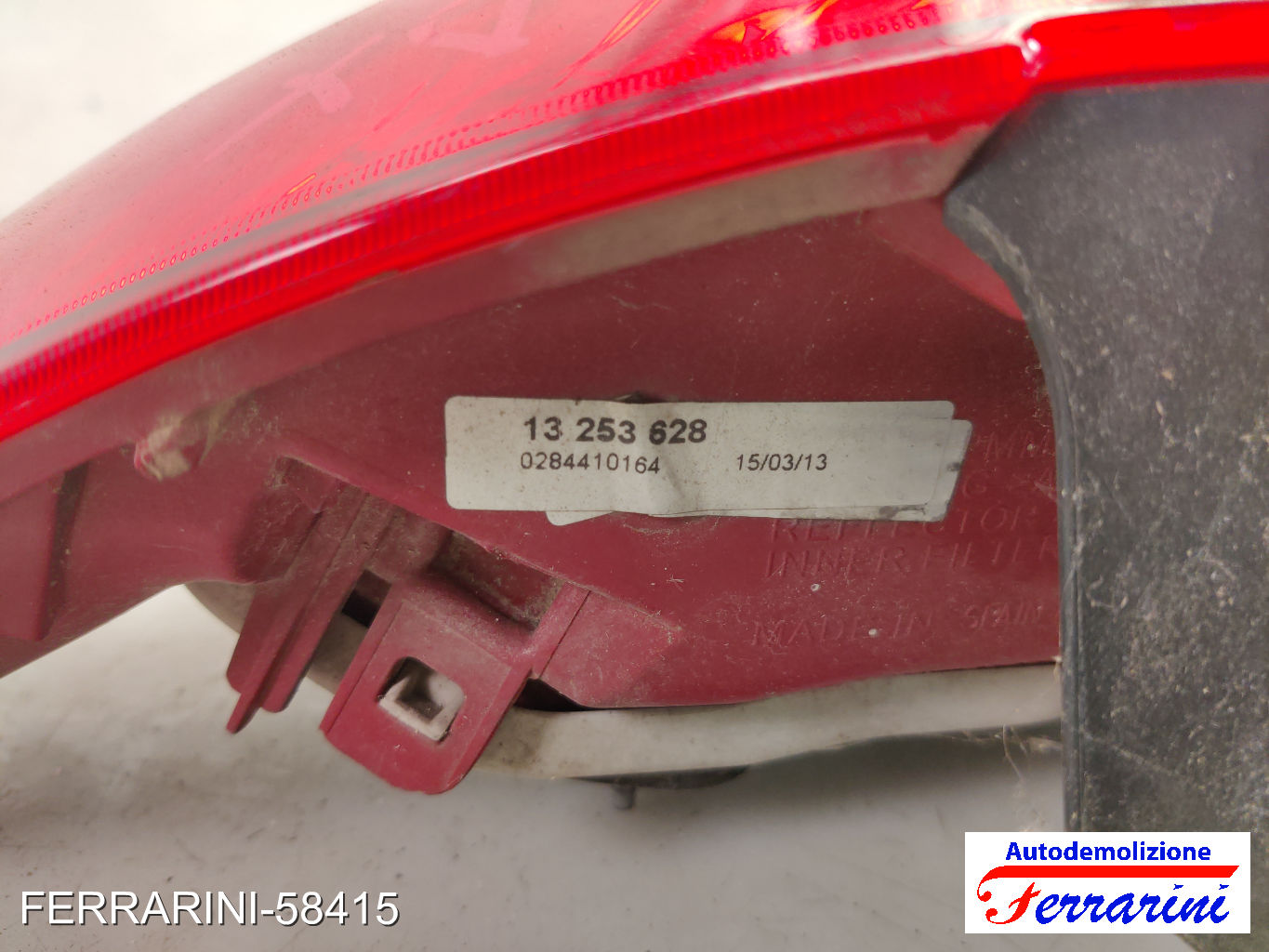 Fanalino Stop Posteriore OPEL MERIVA B S10 2010-2014 destro, dx, posteriore