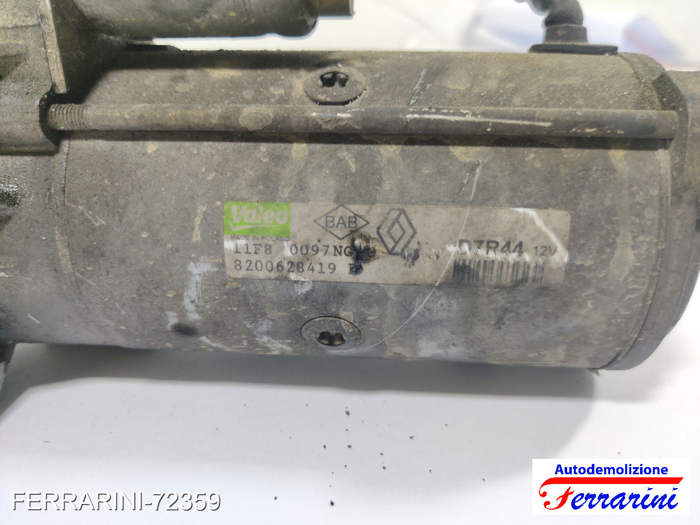Motorino Avviamento RENAULT SCENIC 2 JM0/1 1.9 DCI 2005-2008 8200628419 6