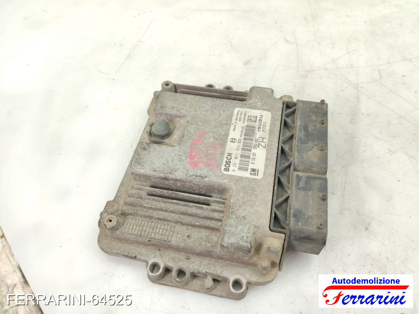 Centralina Motore OPEL ASTRA H SW A04 1.7 CDTI 2004-2010 55556829, 0281011943