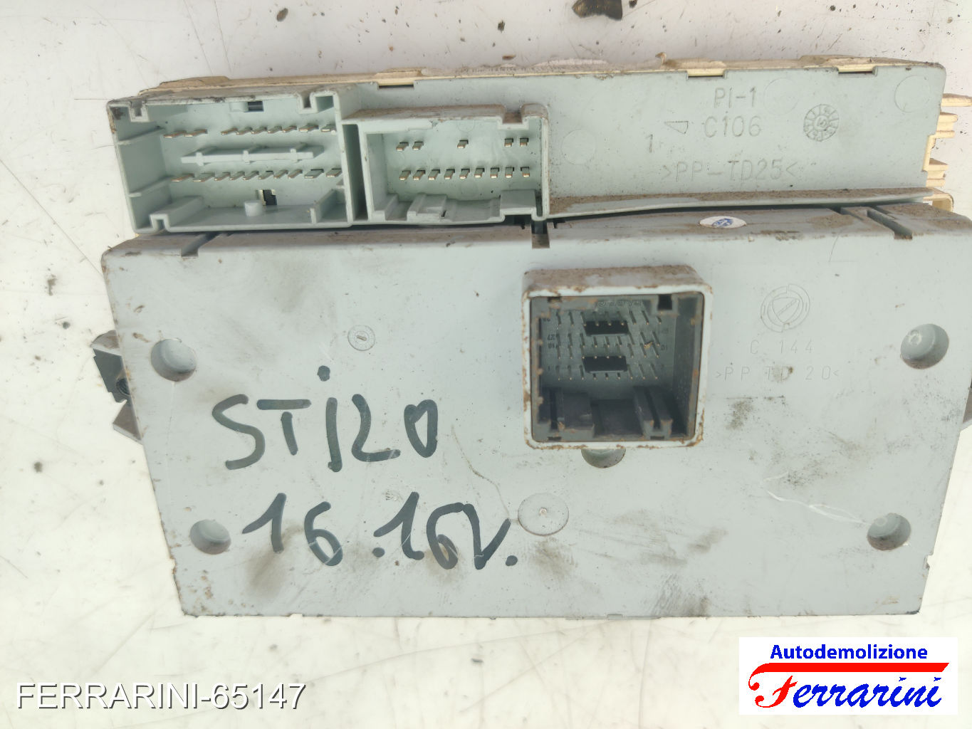 Body Computer FIAT STILO SW 192 1.9 JTD 2003-2008 46797600, 501208940080 11