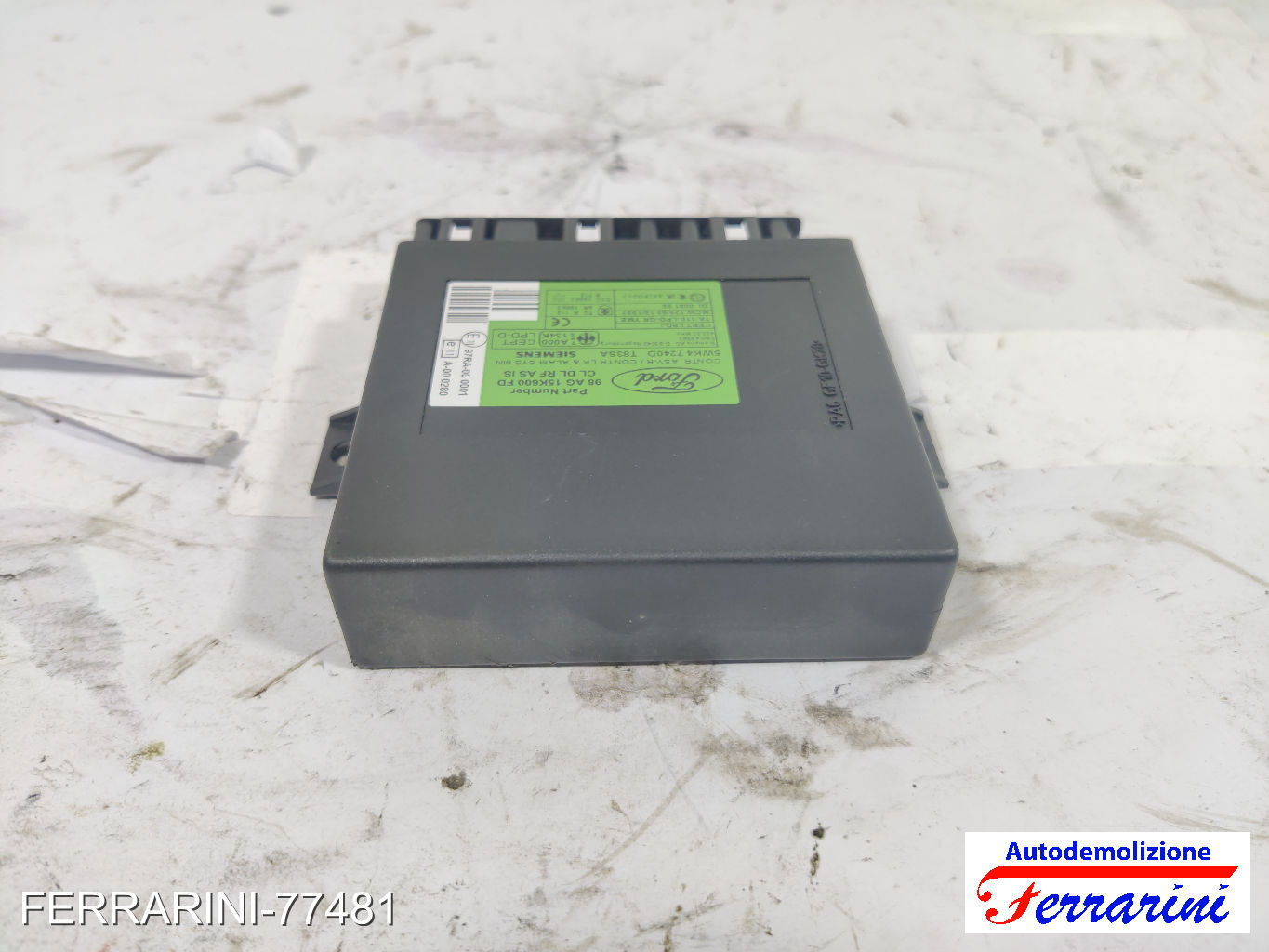 Centralina Chiusura Centralizzata FORD FOCUS SW DNW 1999-2004 98AG15K600FD 4