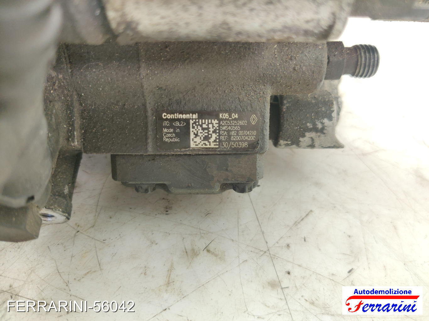 Pompa Alta Pressione Iniezione RENAULT MEGANE 3 SW KZ0/1 1.5 DCI 2009-2015 8