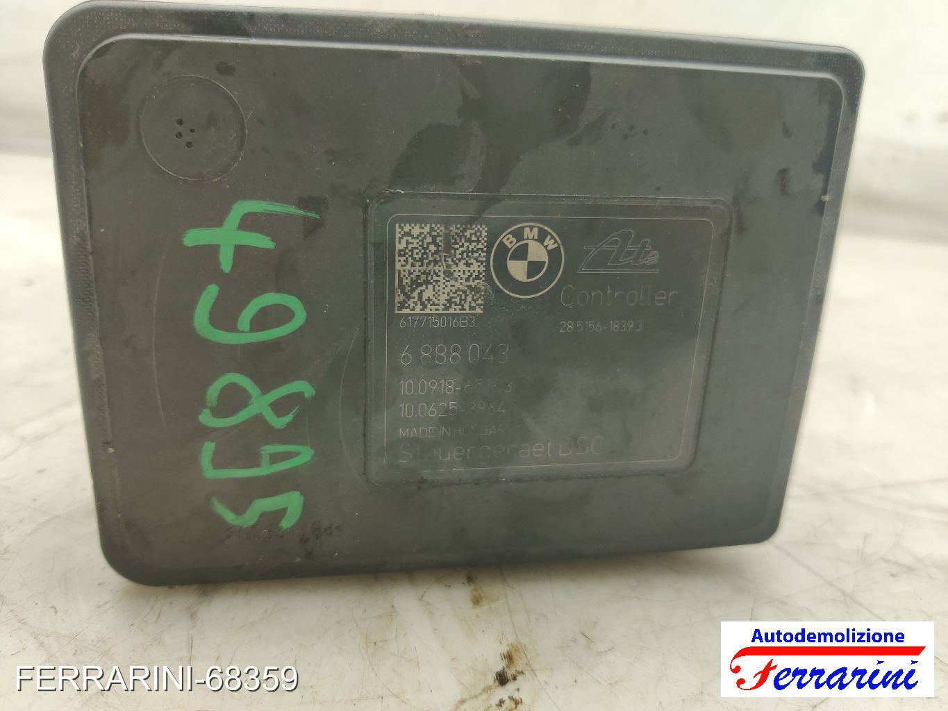 Centralina Pompa Abs BMW X1 F48 SDRIVE 18D 2015-2023 34516888043, 617715016B3
