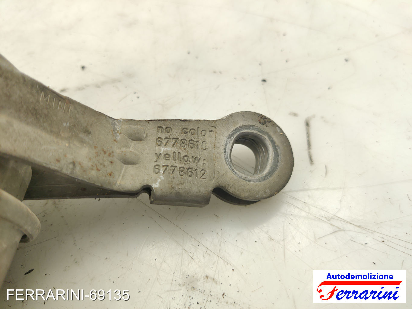 Supporto Motore MINI - R50, R53 ONE D 2003-2006 22116778612, 22116778610