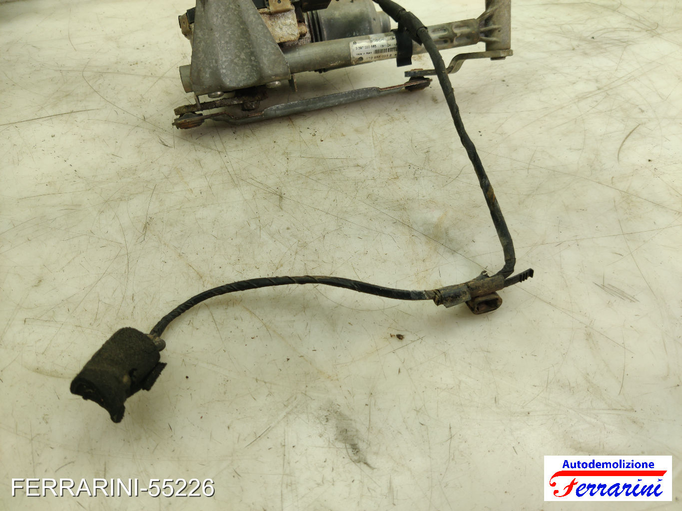 Spazzacqua Motorino Tergicristallo VW TOURAN 1T1, 1T2 2003-2010 anteriore