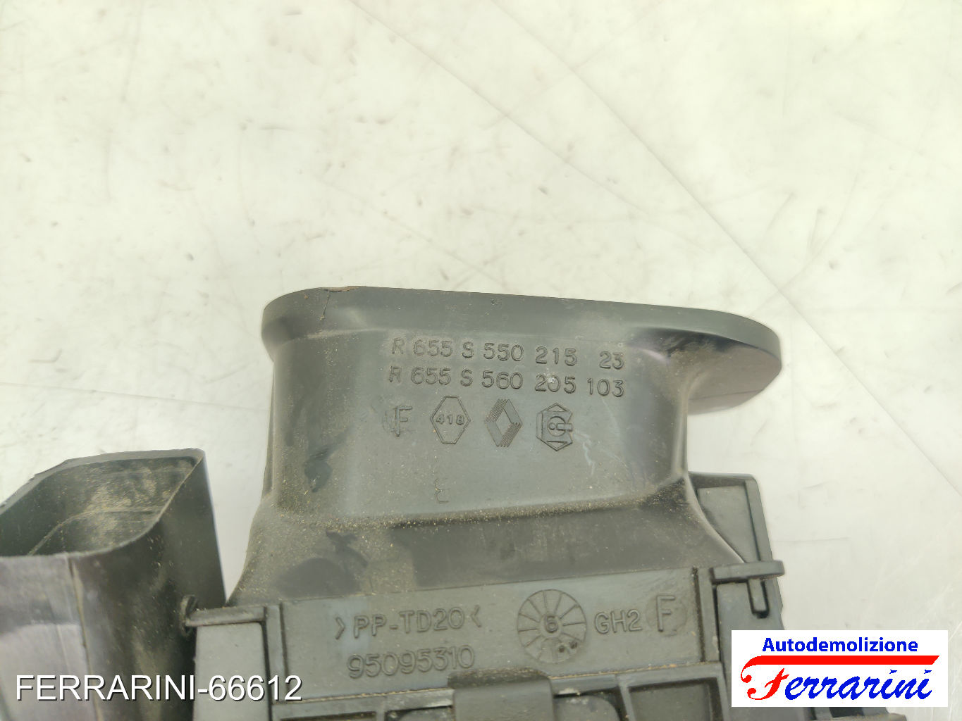 Bocchetta Areazione RENAULT CLIO 2 BB, CB 1998-2005 sinistra, sx, frontale