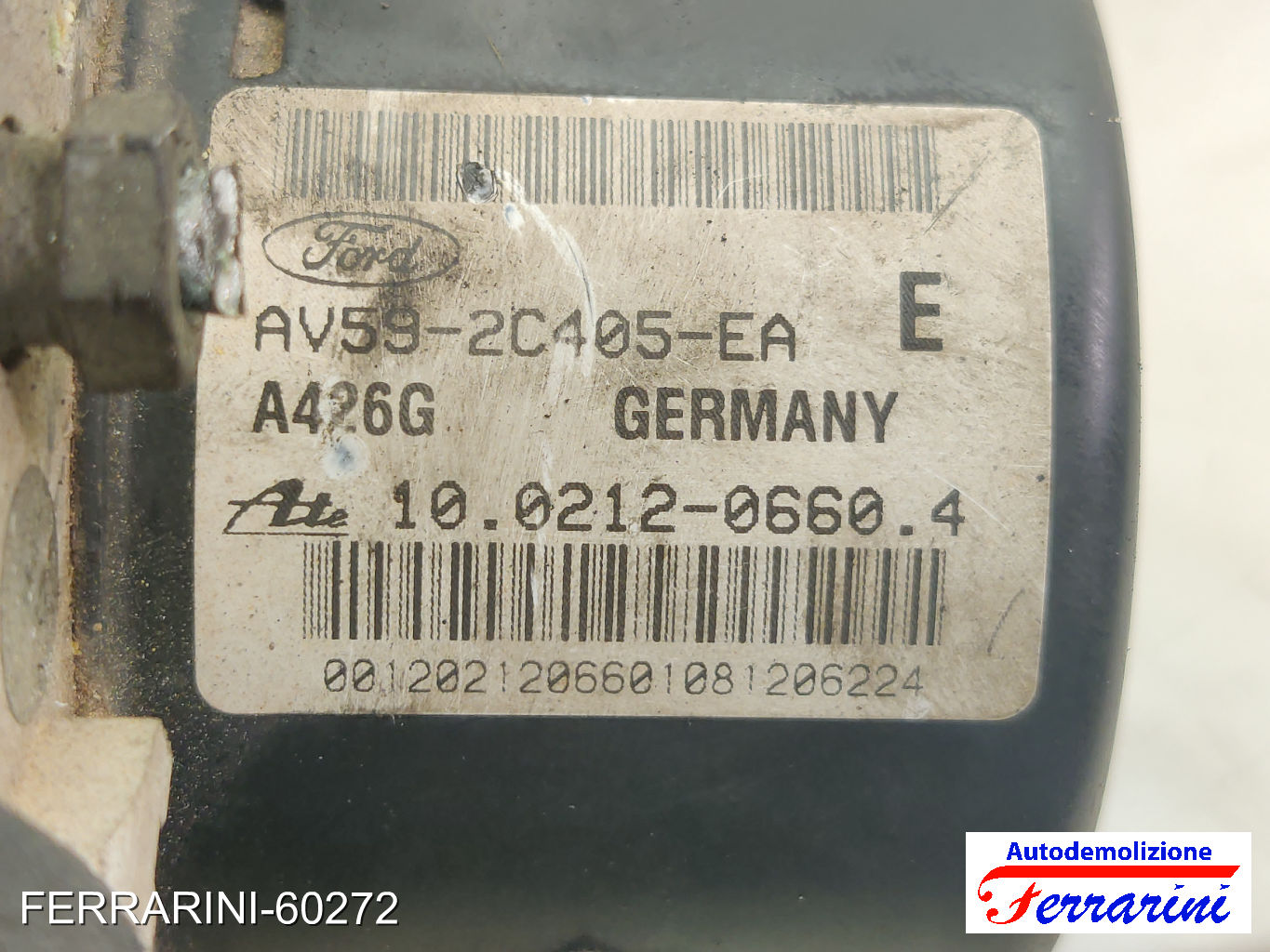 Centralina Pompa Abs FORD FIESTA 6 CB1, CCN 1.4 2008-2012 AV592C405EA