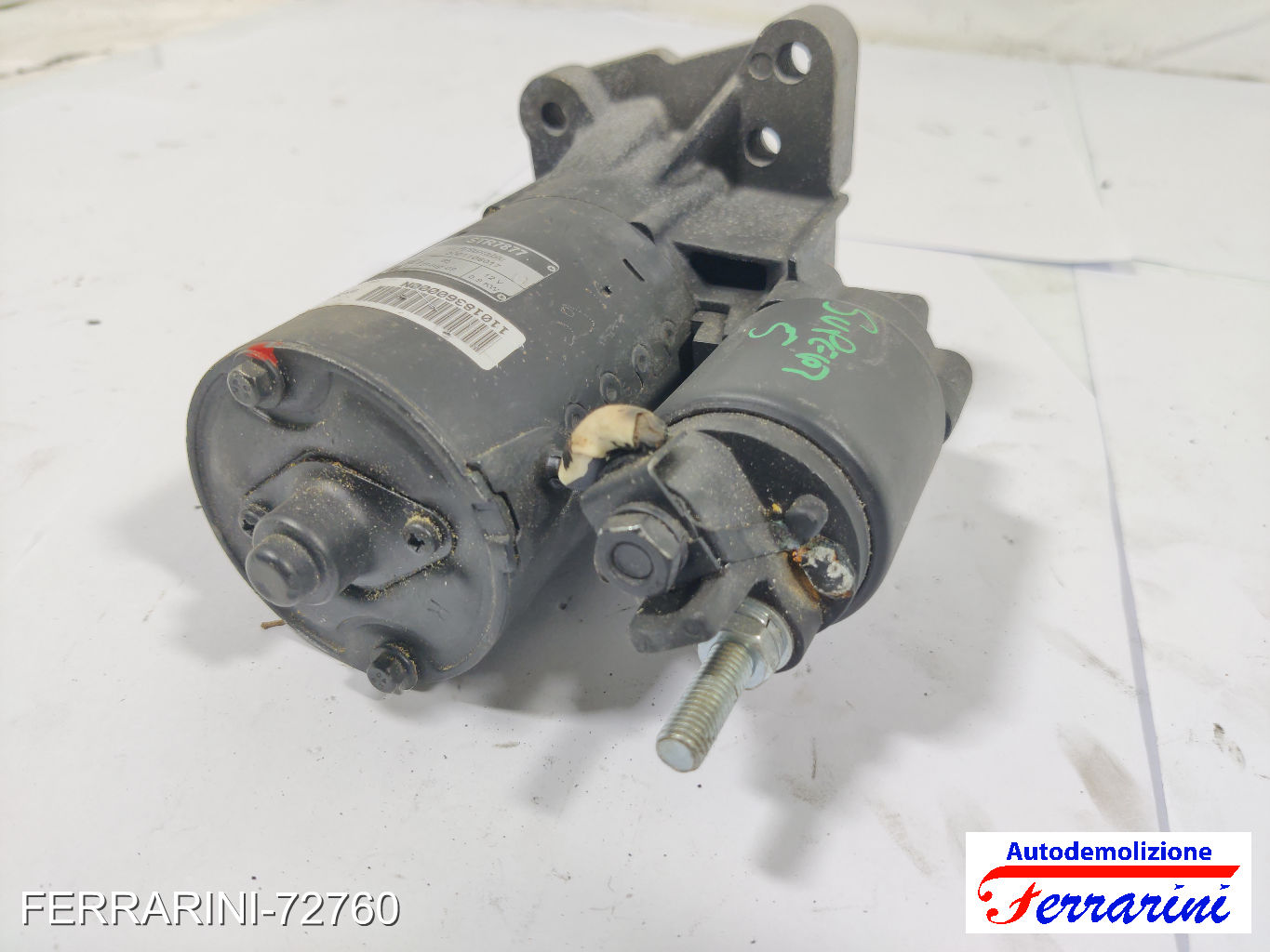 Motorino Avviamento RENAULT SUPER 5 B/C40 1.1 1984-1988 7700115294, 0001106017