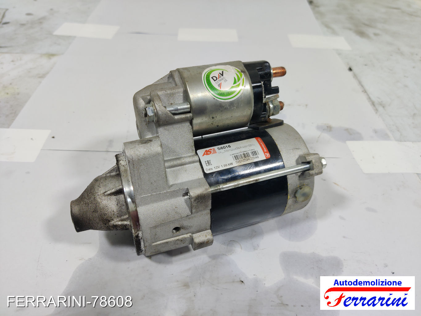 Motorino Avviamento DAEWOO MATIZ M100, M150 0.8 1998-2002 96518887, S6016 6