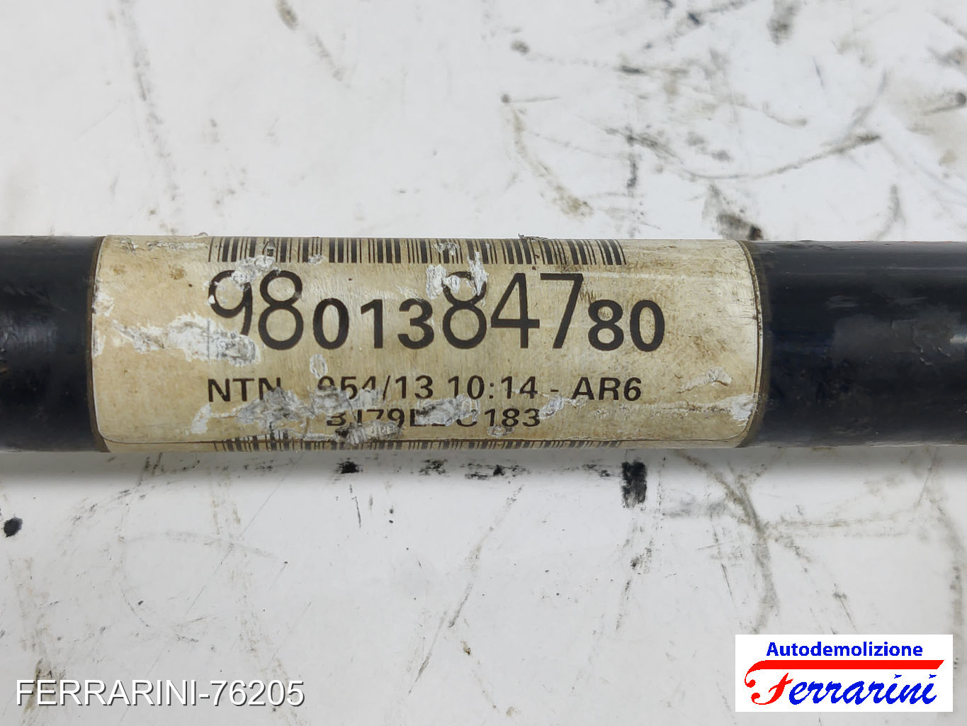 Semiasse CITROEN C3 2 SC 1.1I 2009-2013 9801384780, 3179183, 3179EC183 8