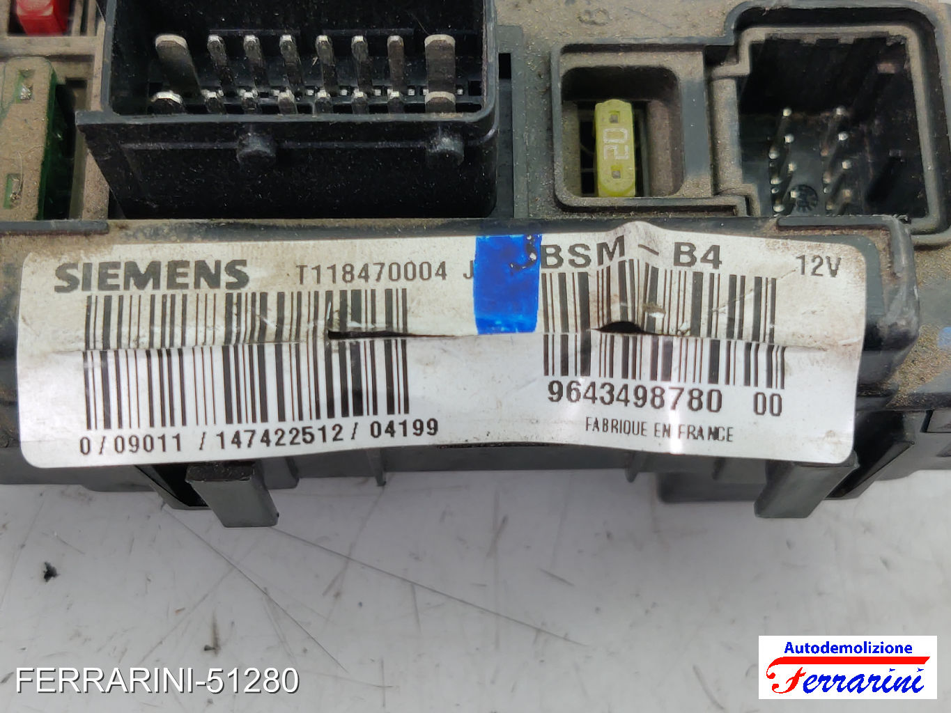 Kit Accensione CITROEN C3 1 FC, FN 1.4 HDI 2002-2009 SW9665424480, HW9651696680 23