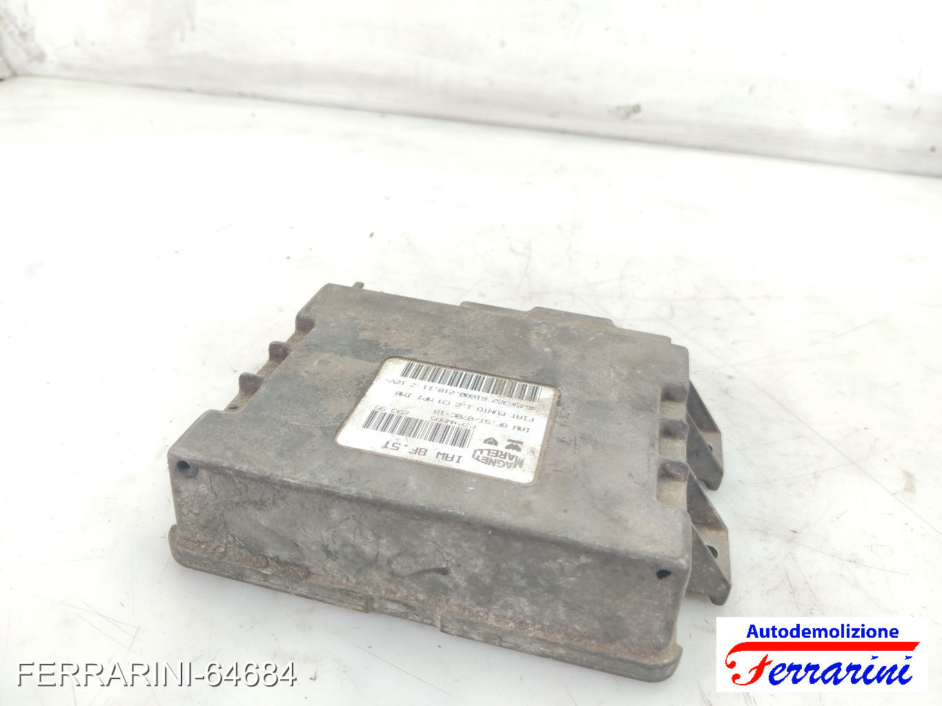 Centralina Motore FIAT PUNTO 176 60 1.2 1993-1999 46456322, 26160021811