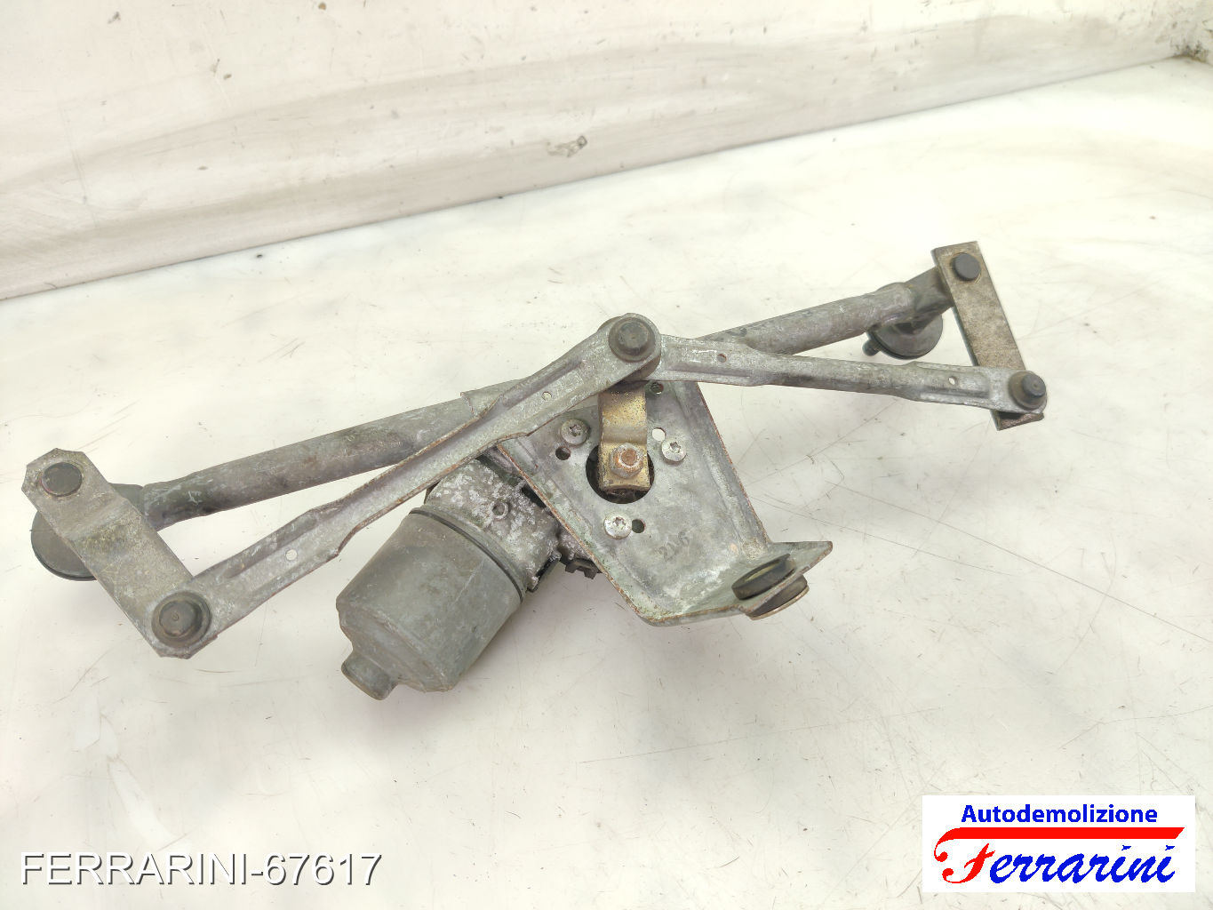 Spazzacqua Motorino Tergicristallo PEUGEOT 206 SW 2E/K 2002-2007 anteriore