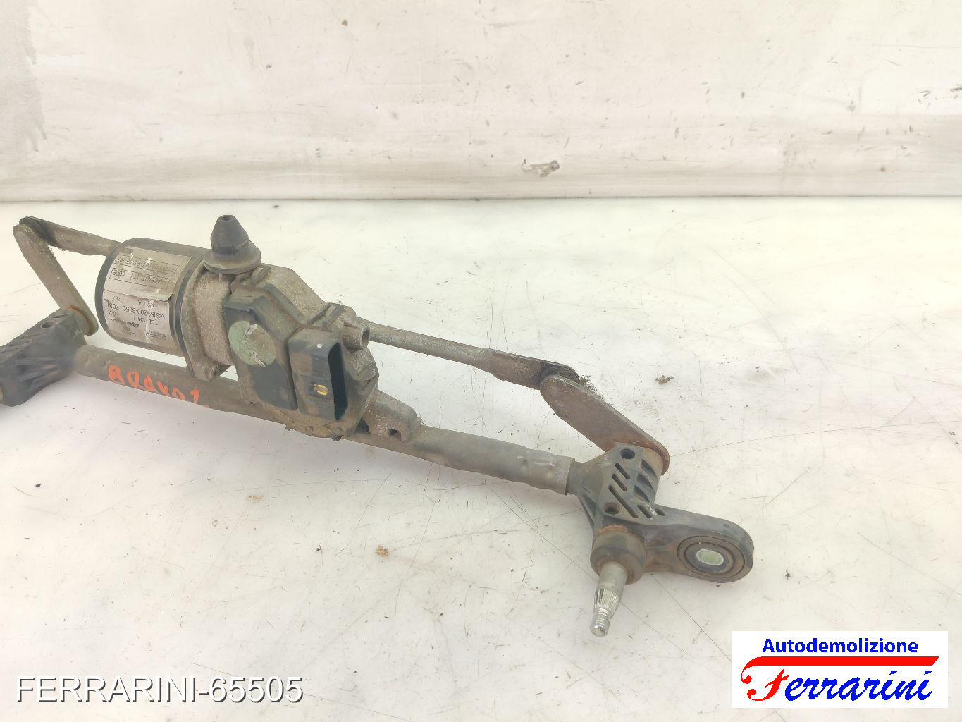 Spazzacqua Motorino Tergicristallo FIAT BRAVO 2 198 2007-2014 anteriore