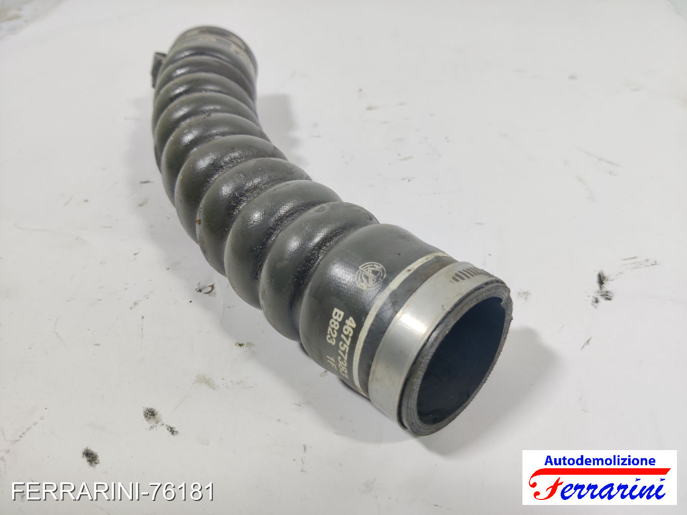 tubo aria motore, intercooler 188A7000 FIAT PUNTO 188 1.9 JTD 2001-2012 46757383