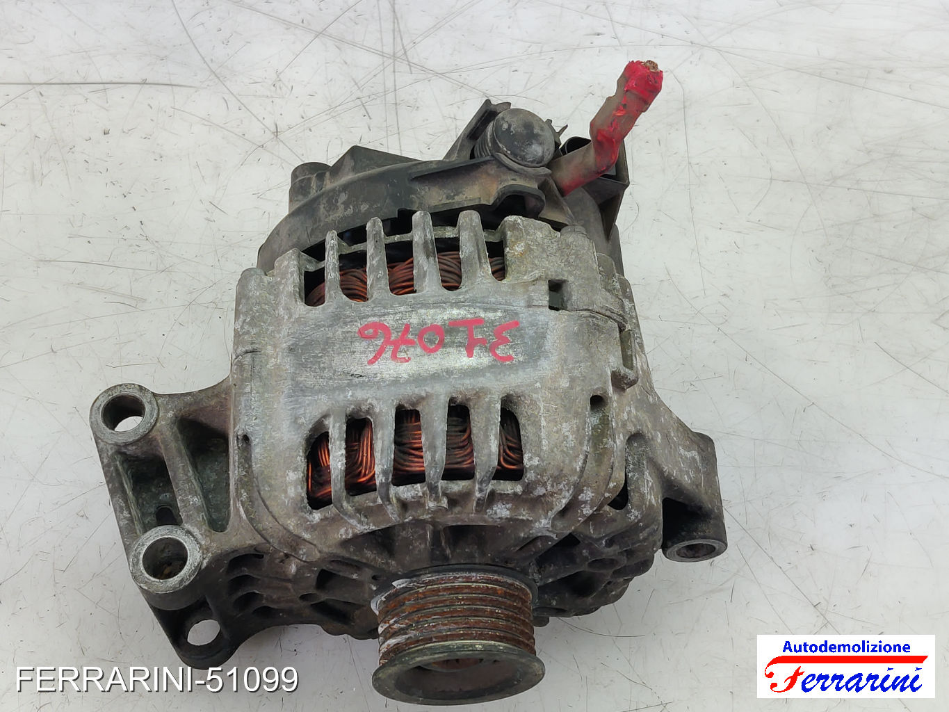 Alternatore FORD FIESTA 6 CB1, CCN 1.4 2008-2012 AV6N10300HA, TG12C087, 2606952B