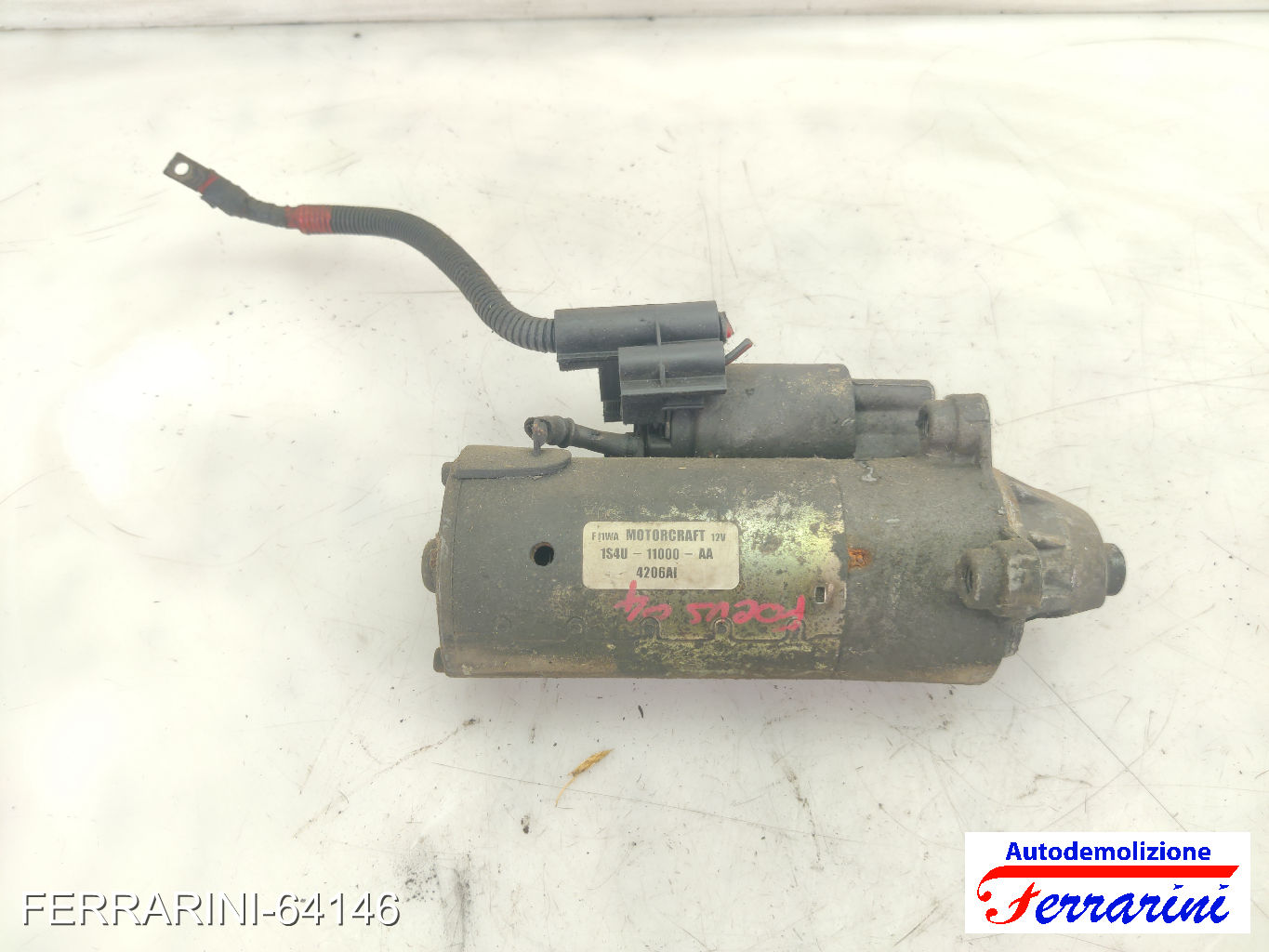 Motorino Avviamento FORD FOCUS SW DNW 1.8 TDCI 2001-2004 1S4U11000AA, 1644028