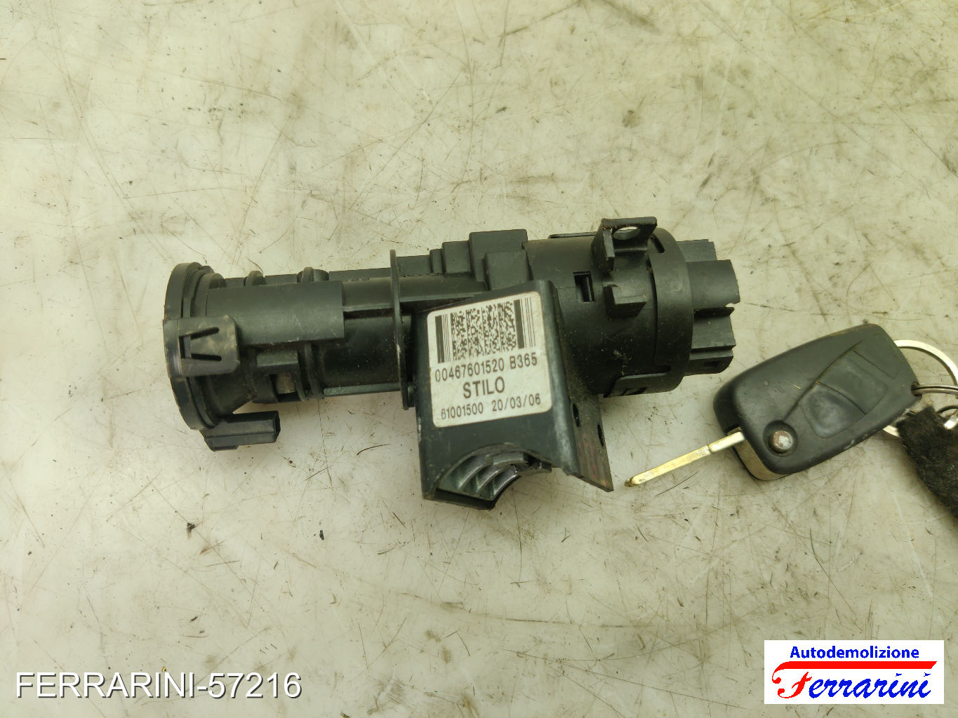 Kit Accensione FIAT STILO SW 192 1.9 D MULTIJET 2005-2008 0281012862, 51771190 6