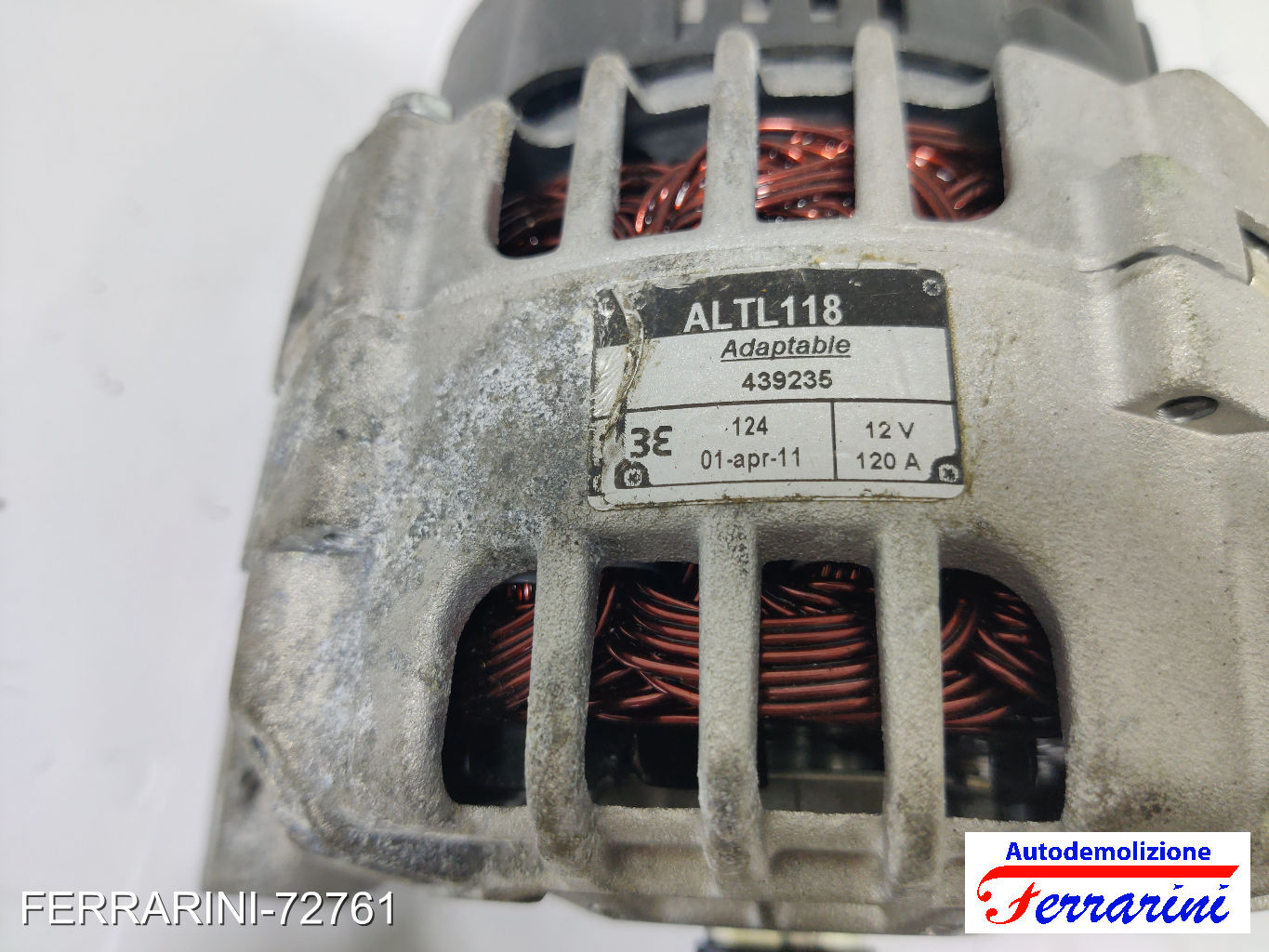 Alternatore BMW SERIE 5 E39 530D 1998-2003 12312247389, 12312247405, 2247389 6