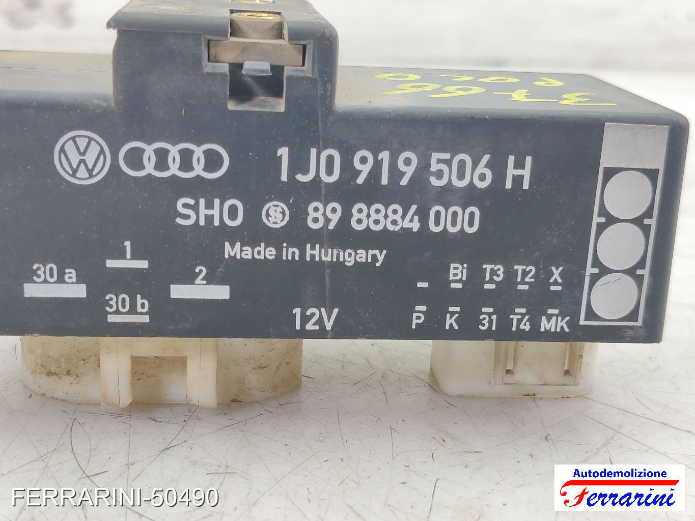 Centralina Ventola Radiatore VW POLO 6N1 60 1.4 1995-1999 1J0919506H, 898884000 8