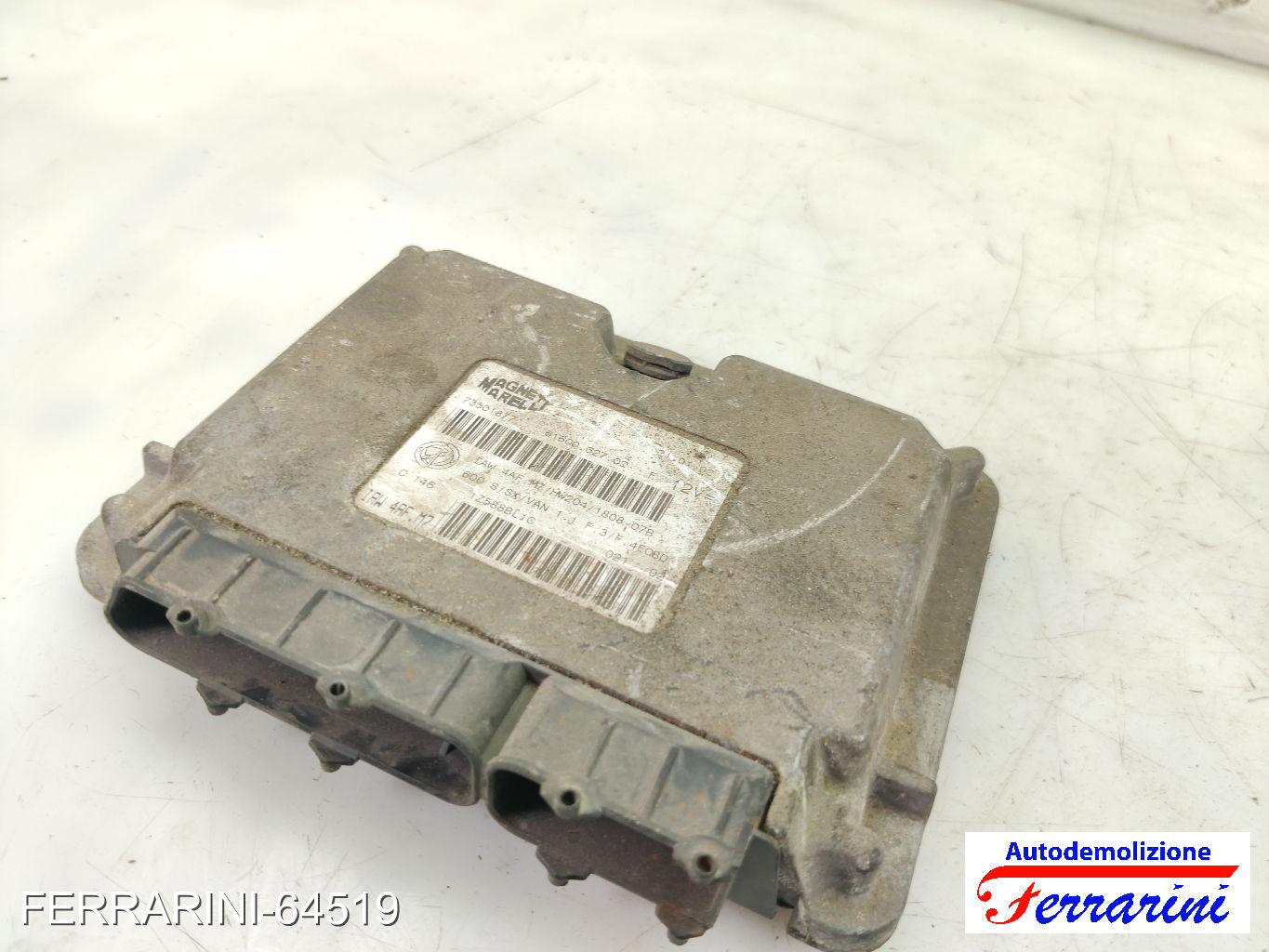 Centralina Motore FIAT SEICENTO 600 187 1.1 1998-2010 73501877, 1Z588BLIC 7