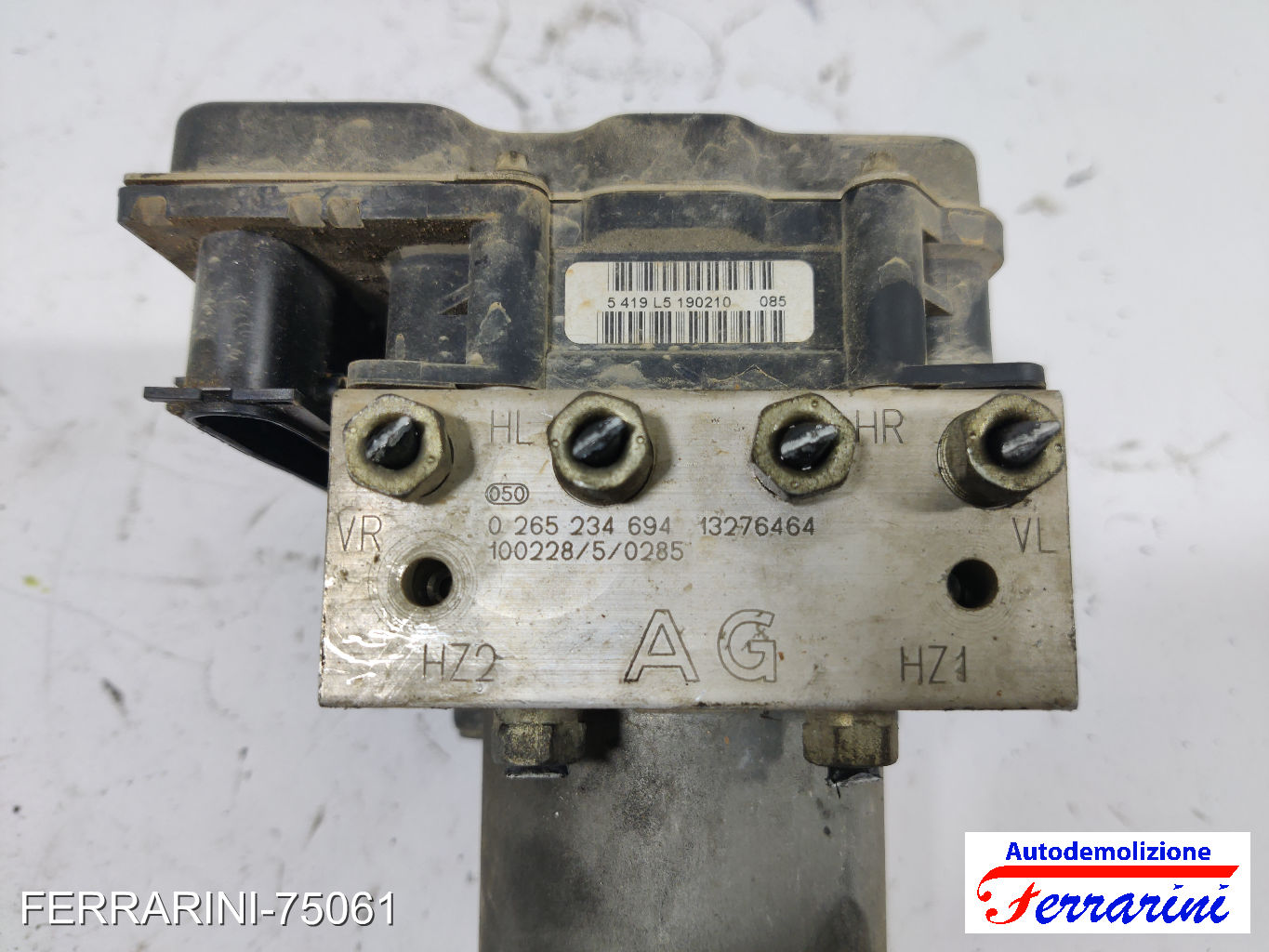 Centralina Pompa Abs OPEL MERIVA A X03 1.4 16V TWINPORT 2004-2010 13276464 6