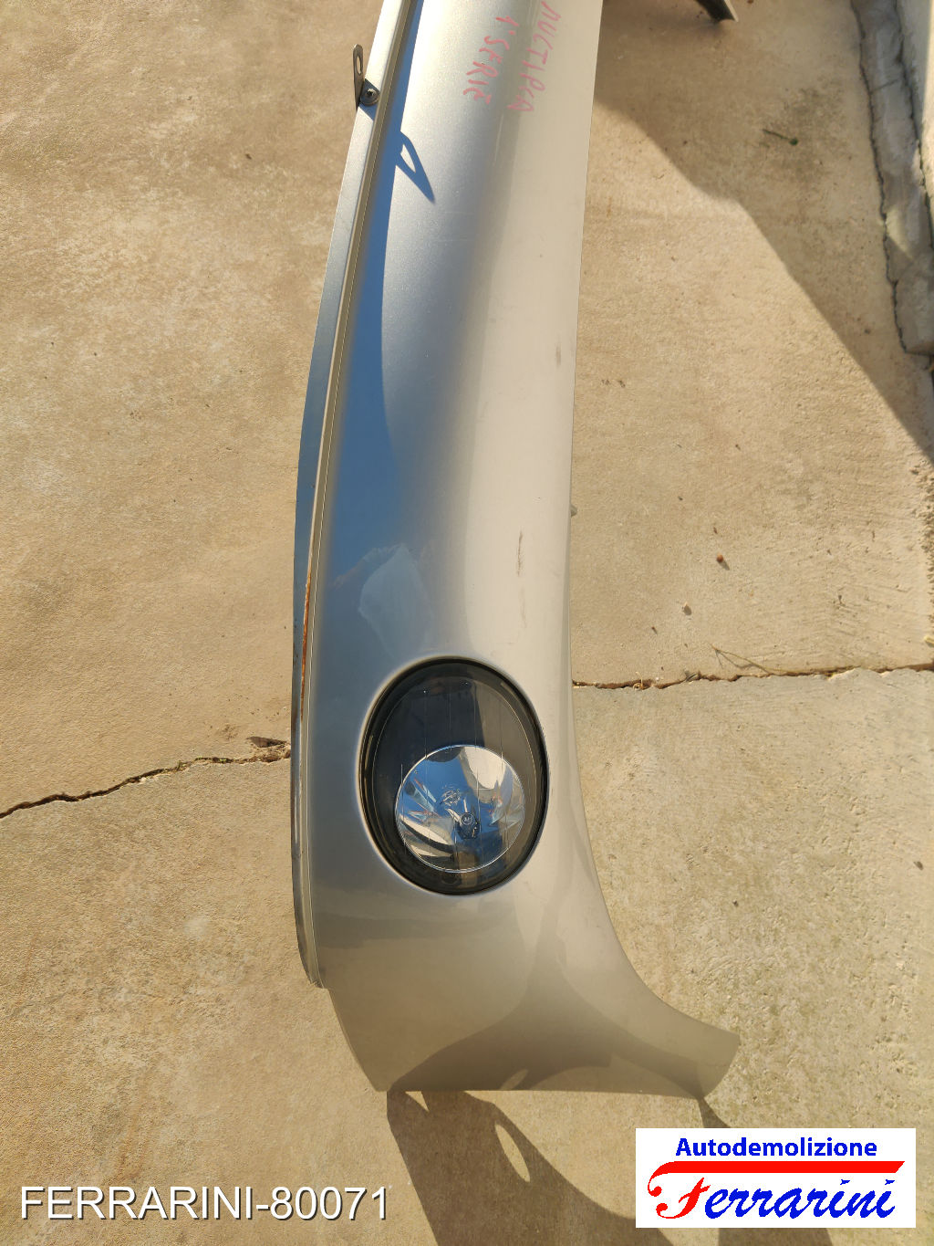 fascia superiore abaglianti Paraurti FIAT MULTIPLA 186 2001-2002 Frontale
