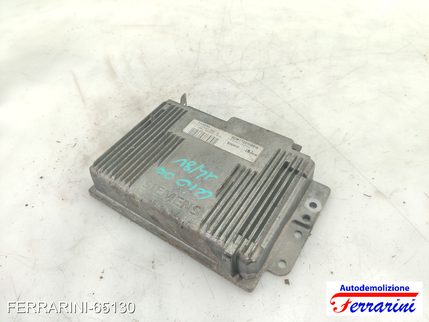 Centralina Motore RENAULT CLIO 2 BB, CB 1.4 1998-2005 7700110258, 7700108814 6