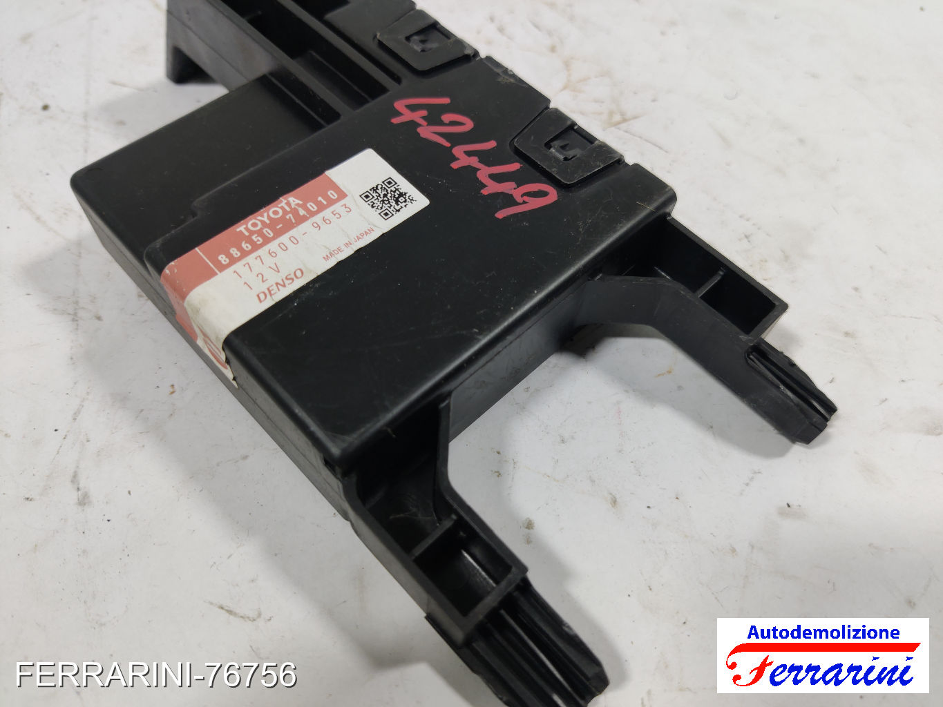 Centralina aria condizionata TOYOTA IQ J1 1.0 2009-2015 8865074010, 1776009653 3